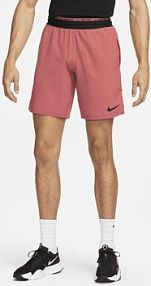 Spodenki treningowe bez podszewki 20,5 cm Nike Dri-FIT Flex Rep Pro Collection czerwone męskie