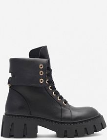 Trzewiki EVA MINGE czarne damskie TOLEDO-2603-02