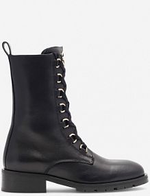 Trzewiki EVA MINGE czarne damskie JULA-7021