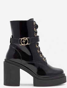 Trzewiki EVA MINGE czarne damskie HONDA-2