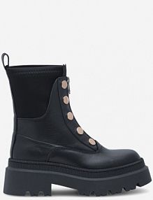 Trzewiki EVA MINGE czarne damskie FARO-01