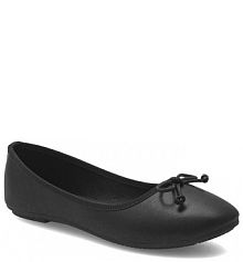 Baleriny Jenny Fairy czarne damskie 