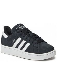 Półbuty sznurowane adidas czarne męskie 