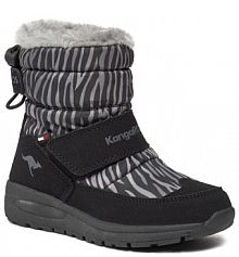 Śniegowce KangaRoos czarne dziecięce 