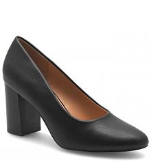 Półbuty na obcasie Clara Barson czarne damskie 