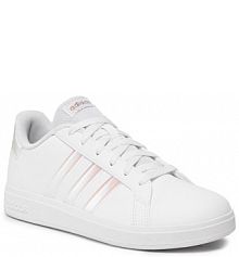 Półbuty sznurowane adidas białe dziecięce 