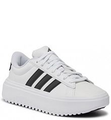 Półbuty sznurowane adidas białe damskie 