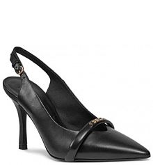 Sandały na szpilce Furla czarne 