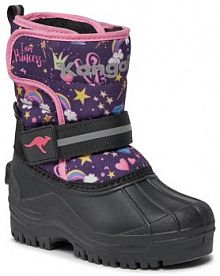 Śniegowce KangaRoos fioletowe dziecięce 