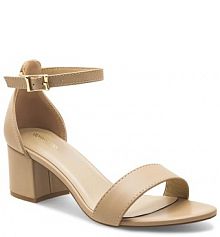 Sandały na słupku Jenny Fairy beżowe 