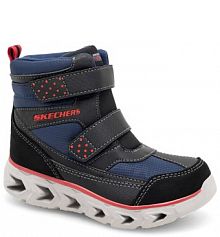 Śniegowce Skechers granatowe dziecięce 