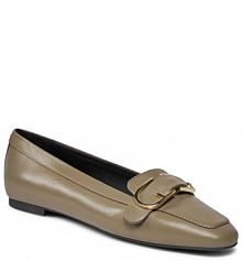 Baleriny Furla beżowe damskie 