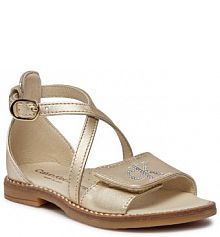 Sandały Calvin Klein Jeans złote dziecięce 