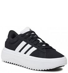 Półbuty sznurowane adidas czarne damskie 