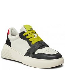 Sneakersy LOVE MOSCHINO écru damskie 