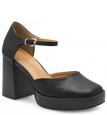 Sandały na słupku Jenny Fairy czarne 