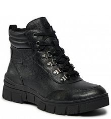 Trapery Caprice czarne damskie 