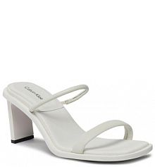 Klapki na słupku Calvin Klein białe 