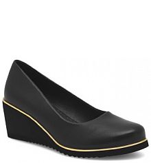 Półbuty na koturnie Clara Barson czarne 