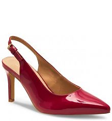 Sandały na szpilce Lasocki czerwone 