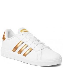 Półbuty sznurowane adidas białe damskie 