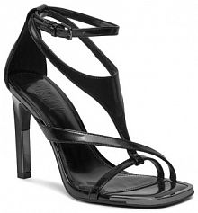Sandały na szpilce DKNY czarne 