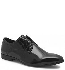 Półbuty wizytowe Lanetti czarne męskie 