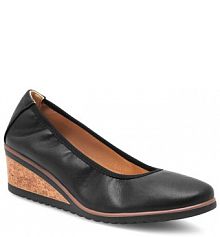 Półbuty na koturnie Clara Barson czarne 