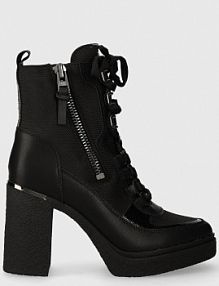 Botki na słupku DKNY  czarne K3373107.BLK