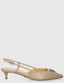 Sandały na szpilce Guess  beżowe FLPJES.LEA05.TAUPE