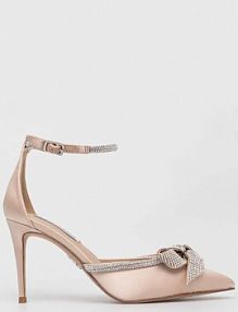 Sandały na szpilce Steve Madden  beżowe SM11002640.856