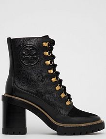 Botki na słupku TORY BURCH  czarne 77289.008