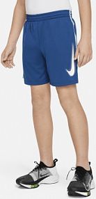 Spodenki treningowe Dri-FIT z nadrukiem dla dużych dzieci (chłopców) Nike Multi niebieskie dziecięce