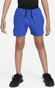 Spodenki treningowe dla dużych dzieci (chłopców) Dri-FIT Nike Multi Tech EasyOn niebieskie dziecięce