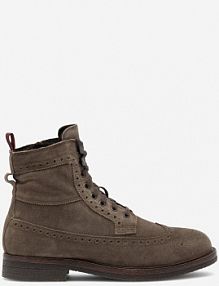 Trzewiki Sergio Bardi oliwkowe męskie HOLMES-02 MB