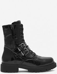 Trzewiki Sergio Bardi czarne damskie EST-C1009-02SB