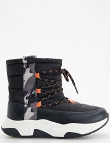 Pikowane śniegowce Reserved czarne dziecięce 5674W-99X