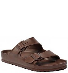 Klapki Birkenstock brązowe męskie 