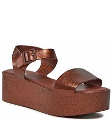 Sandały Melissa brązowe damskie 