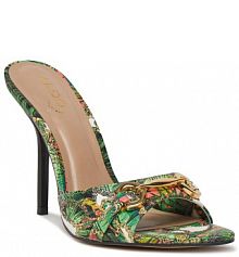 Klapki na szpilce Aldo kolorowy 