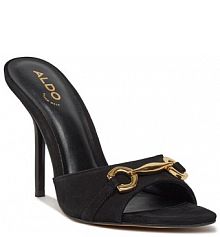 Klapki na szpilce Aldo czarne 