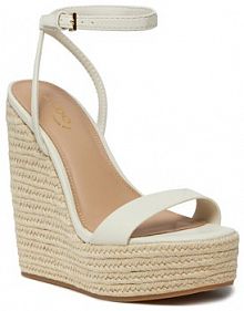 Sandały na koturnie Aldo białe 