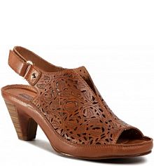 Sandały na słupku Pikolinos brązowe 