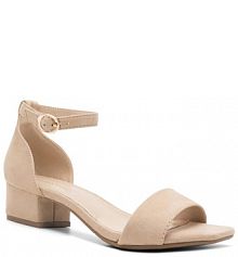 Sandały na słupku Jenny Fairy beżowe 