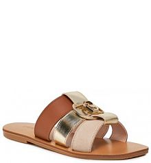 Klapki Liu Jo brązowe damskie 