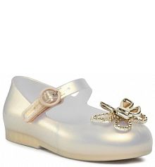 Półbuty wsuwane Melissa złote dziecięce 