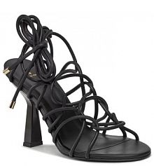 Sandały na słupku Patrizia Pepe czarne 