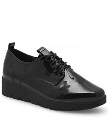 Półbuty sznurowane Clara Barson czarne damskie 