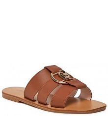 Klapki Liu Jo brązowe damskie 