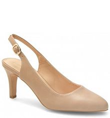 Czółenka Clara Barson beżowe 